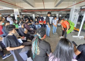 Pembukaan Pelatihan Pemandu Wisata Paralayang Dinas Pariwisata Kota Manado yang diikuti oleh 28 peserta, di Grand Whiz Hotel Manado, Jumat (16/10/2020). Foto: Pingkan Mandagi.