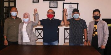 Hamzah Muslimin dan Minarti Buo, Calon Ketua Umum (Caketum) Badan Pengurus Cabang (BPC) Himpunan Pengusaha Muda Indonesia (HIPMI) Kota Gorontalo.