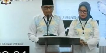 Pasangan Calon Bupati dan Wakil Bupati Bone Bolango Nomor urut 02, Hamim Pou dan Merlan Uloli.