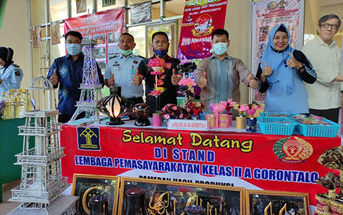 Stand pameran Lapas Kelas II A Gorontalo