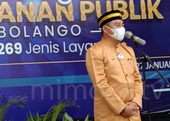 Bupati Kabupaten Bone Bolango, Hamim Pou. Foto: Lukman Polimengo/mimoza.tv