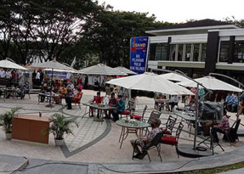 Suasana pembukaan Mal Layanan Publik, Bone Bolango. Foto: Lukman Polimengo.