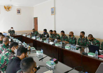 Dalam rangka penyiapan Yonif 713/ST yang rencananya akan melaksanskan tugas operasi pemeliharaan perdamaian dunia, Satgas Batalyon Gerak Cepat ( BGC ) TNI Konga XXXIX-E/Monusco Republik Demokrat Kongo Tahun 2022, Korem Nani Wartabone menggelar rapat awal persiapan latihan menghadapi tugas operasi yang akan datang.