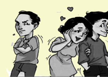 Ilustrasi selingkuh.
Foto Karikatur: Istimewa.