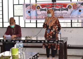 Sosialisasi vaksinasi Covid-19 di Lapas Kelas II A Gorontalo.