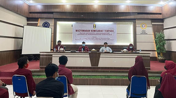 Ikatan Mahasiswa Muhamadiah (IMM) Cabang Kabupaten Gorontalo, menggelar Musyawarah Komisariat Rerpadu, dalam rangka mencetak kader-kader militan yang berperan aktif dalam roda organiasi, baik tingkat kampus, maupun tingkat pemerintah.