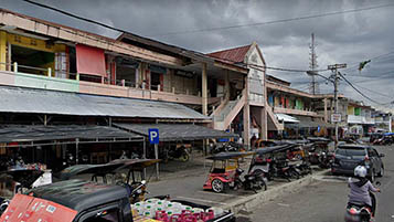 Pasar Sentral, Kota Gorontalo sebelum di revitalisasi.
