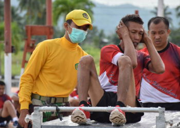 Tingkatkan Kemampuan Prajurit, Korem 133/Nani Wartabone Gelar Garjas Periodik I TA. 2021