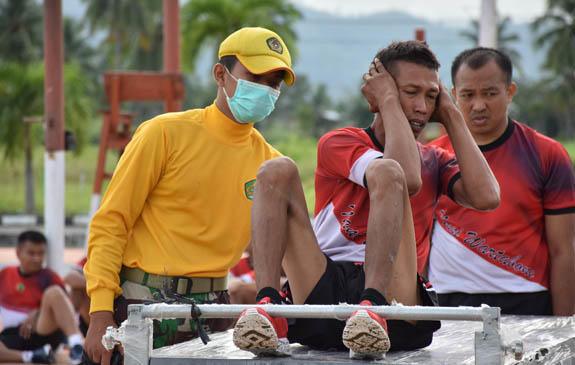 Tingkatkan Kemampuan Prajurit, Korem 133/Nani Wartabone Gelar Garjas Periodik I TA. 2021