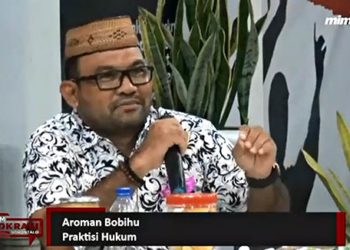 Ahli Hukum Perdata, Aroman Bobihu. Foto: Lukman Polimengo.mimoza.tv