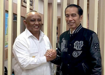 Rusli Habibie bersama Presiden RI, Joko Widodo. Foto: Istimewa.