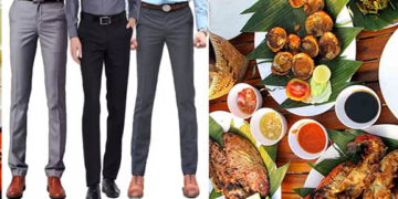Ilustrasi inflasi makan minum dan celana panjang pria. Foto : Istimewa.