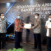 Kantor Wilayah Kementerian Hukum dan HAM Gorontalo saat menerima penghargaan Treasury Award dari Kementerian Keuangan Direktorat Jenderal Perbendaharaan (DJPB) Provinsi Gorontalo, Jumat (10/6/2022).