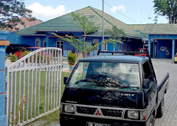 Kantor Perumda Tirta Bolango. Foto : Lukman Polimengo.