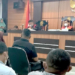 Para saksi yang merupakan admin FX Family, saat memberikan keterangan dalam persidangankasus investasi bodong di Pohuwato, yang digelar dfi PN Gorontalo, Selasa (28/6/2022). Foto : Lukman Polimengo/mimoza.tv.