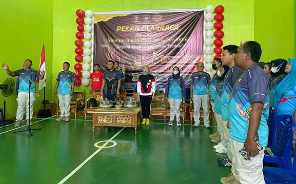 Menyambut peringatan Hari Anak Nasional Tahun 2022, Lembaga Pembinaan Khusus Anak (LPKA) Kelas II Gorontalo menyelenggarakan Pekan Olahraga yang digelar di Aula LPKA Gorontalo, Kamis (13/7/2022).