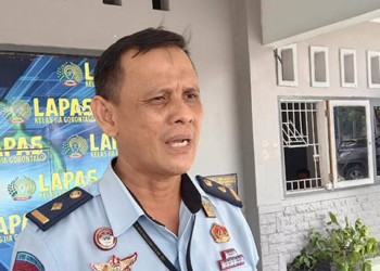 Kasi Binadik Lapas Kelas II A Gorontao, Kasdin Lato. Foto : Lukman Polimengo/mimoza.tv