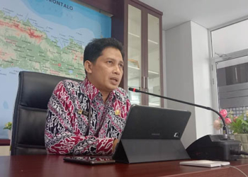 Kepala BPS Gorontalo Mukhamad Mukhanif . Foto : Lukman Polimengo/mimoza.tv.