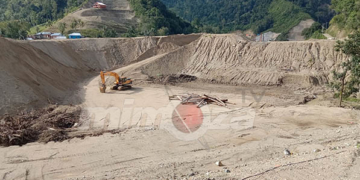 Pembangunan mega proyek Waduk Bulango Ulu, Kabupaten Bone Bolango, Provinsi Gorontalo. Foto: Lukman Polimengo/mimoza.tv.