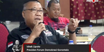 Presiden Forum Demokrasi Gorontalo (FDG) Ishak Liputo