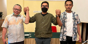 Verrianto Madjowa dan Helmi Rasid terpilih secara aklamasi sebagai Ketua dan Sekertaris AMSI Wilayah Gorontalo, dalam Konferwil yang digelar di Grand Q Hotel Gorontalo, Selasa (27/9/2022).