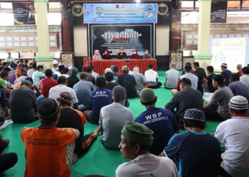 Warga binaan pemasyarakatan di Lapas Gorontalo saat mendapat materi penyuluhan tentang kesehatan ginjal. Foto : Humas Lapas Gorontalo.