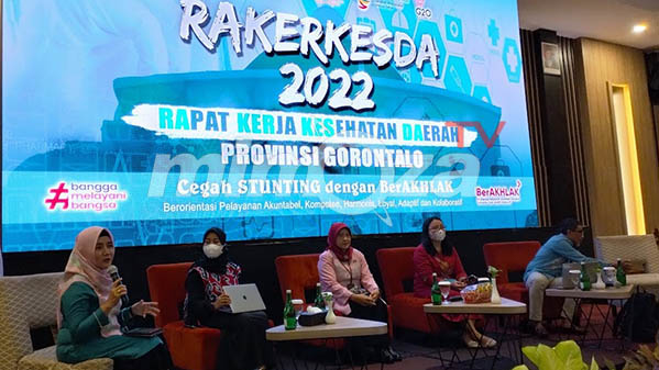 Rapat Kerja Kesehatan Daerah (Rakerkesda) 2022, yang digelar di salah satu hotel di Kota Gorontalo, Rabu (2/11/2022). Foto : Lukman Polimengo/mimoza.tv.
