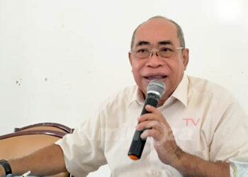 Anggota DPRD Provinsi Gorontalo, Adhan Dambea. Foto : Lukman Polimengo/mimoza.tv.