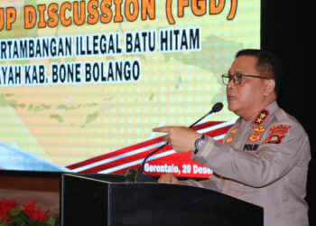 Kapolda Gorontalo, Irjen Po;. Helmy Santika. Foto : Dafid Mohammad.