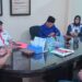 Simpun relawan Anies Baswedan saat mendatangi Polda Gorontalo terkait dengan pemasangan baliho tolak Anies Baswedan. (Foto : Istimewam