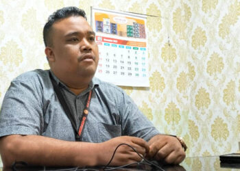 Wakil Ketua Forum Penambang Rakyat Bone Bolango (FPRBB) Rongki Ali Gobel.