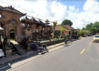 Suasana di Desa Tampaksiring, Kecamatan Tampaksiring, Gianyar, Bali.