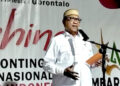 Ketua PMI Provinsi Gorontalo, Ishak Liputo. Foto : Lukman Polimengo/mimoza.tv.