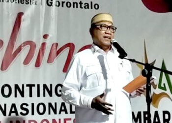 Ketua PMI Provinsi Gorontalo, Ishak Liputo. Foto : Lukman Polimengo/mimoza.tv.