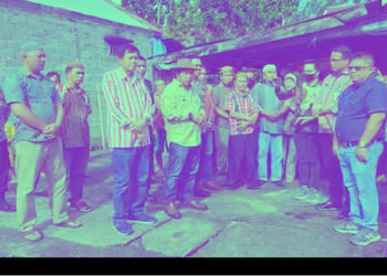 tangkapan layar video Bupati Minahasa Tenggara, james Sumendap saat menyelesaikan polemik pembangunan Masjid Al Hikmah di Desa Molompar, Kecamatan Tombatu Timur, Kabupaten Minahasa Tenggara.