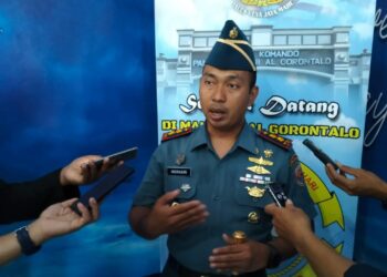 Danlanal Gorontalo Letkol Indragiri Yani.