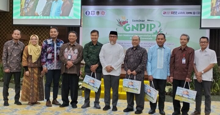 Seminar GNPIP yang digelar di Aula KPwBI Provinsi Gorontalo, Senin (24/7/2023).