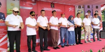 Suasana pembukaan Legal Expo yang digelar oleh Kanwil Kemenkumham Gorontalo, Selasa (1/8/2023). Foto : Lukman Polimengo/mimoza.tv.