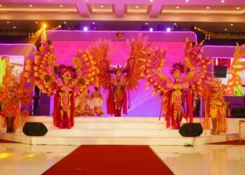 Suasana pembukaan Hulonthalo Art And Craft Festival (HACF).