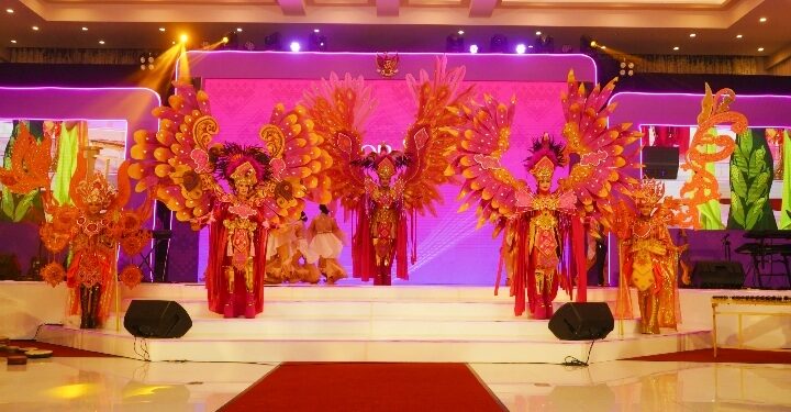 Suasana pembukaan Hulonthalo Art And Craft Festival (HACF).