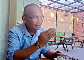 Direktur Perumda Tirta Bulango, eks PDAM Bone Bolango, Ahmad Bahri . Foto : Lukman Polimengo/mimoza.tv.
