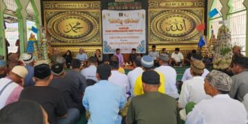 Suasana perayaan Maulid Nabi Muhammad SAW di Lapas Pohuwato, Selasa (3/10/2023). Foto : Dokumentasi Lapas Pohuwato.