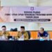 Penjabat Gubernur Gorontalo, Ismail Pakaya (tengah) saat sidang pleno penetapan Upah Minimum Provinsi (UMP) untuk tahun 2024, Selasa (21/11/2023).