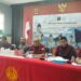 Kantor Imigrasi Kelas I Tempat Pemeriksaan Imigrasi (TPI) Gorontalo saat menggelar jumpa pers pada kegiatan Refleksi Akhir Tahun 2023, Jumat (29/12/2023). Foto : Lukman.