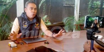 Direktur Media Center DPW Nasdem Gorontalo, Alyun Hippy. Foto : Lukman/mimoza.tv.