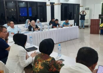 Pertemuan antara Komisi I DPRD Provinsi Gorontalo dengan pihak PT. Biomasa Jaya Abadi.