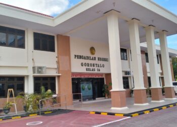 Pengadilan Negeri Gorontalo, Kelas I A. Foto : Lukman/mimoza.tv.