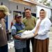 Aleg DPRD Provinsi Gorontalo, Indriani Dunda, Serahkan 1000 Paket Bantuan Pangan Gratis