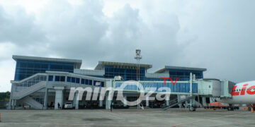Suasana di Bandara Djalaluddin Gorontalo. Foto : Lukman/mimoza.tv
