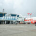 Pesawat Lion Air saat di Bandara Djalaluddin Gorontalo. Foto : Lukman/mimoza.tv.